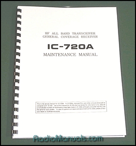 Icom IC-720A Service Manual - Click Image to Close